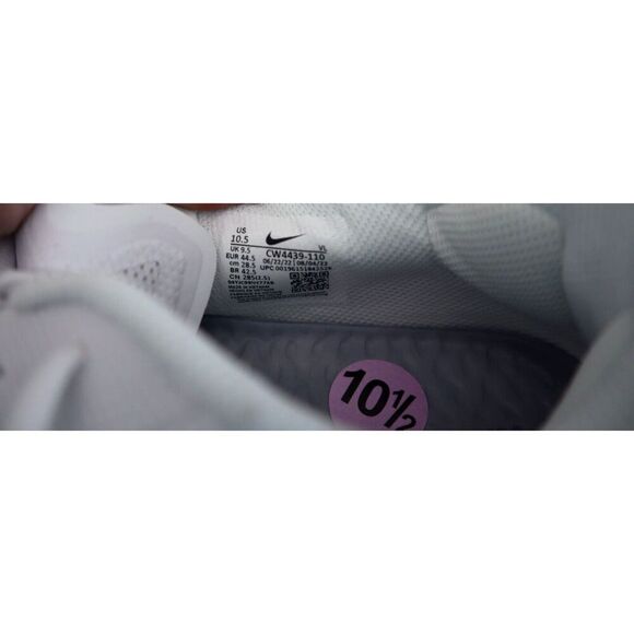 Nike CW4439-110 Men Sz 10.5 White Alpha Huarache 8 Pro Lax Lacrosse Cleats - Picture 8 of 8